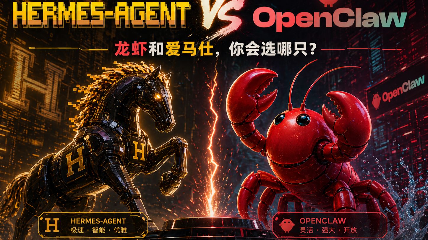 🦙 Hermes Agent vs OpenClaw：本地部署全方位对比，到底该养“马”还是养“虾”？